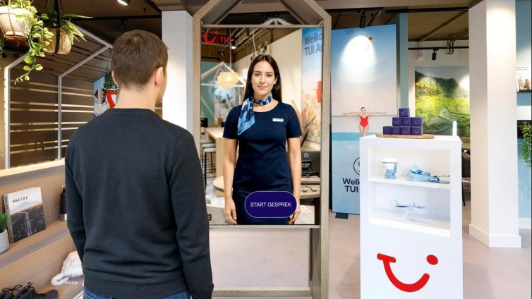 TUI en Trojan Monkeys brengen AI-avatar naar TUI-reisbureaus